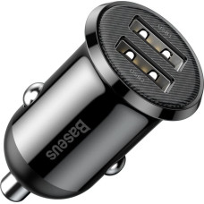 Baseus Grain Pro car charger 2x USB 4.8 A black (CCALLP-01)