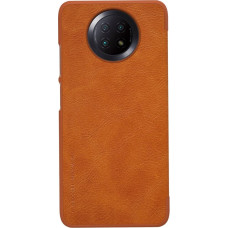 Nillkin Qin leather holster case for Xiaomi Redmi Note 9T 5G brown