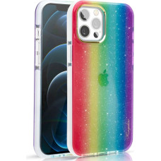 Kingxbar Ombre Case Back Cover for iPhone 12 Pro Max multicolour