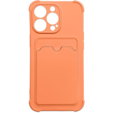 Hurtel Card Armor Case Pouch Cover for Xiaomi Redmi 10X 4G / Xiaomi Redmi Note 9 Card Wallet Silicone Armor Cover Air Bag Orange