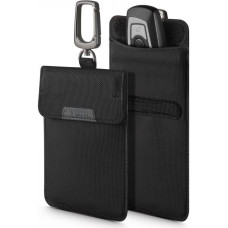 Spigen FARADAY CAGE Spigen POUCH KEYLESS RFID SIGNAL BLOCKER BLACK