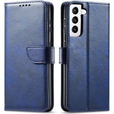 Hurtel Magnet Case Elegant Case Cover Flip Cover Samsung Galaxy S22 + (S22 Plus) Blue