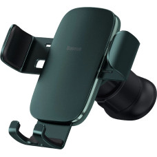 Baseus Metal Age II gravitational car phone holder for ventilation grille green (SUJS000006)