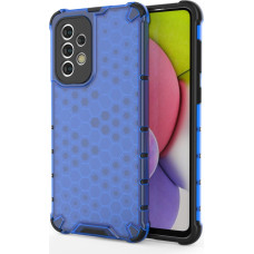 Hurtel Honeycomb case armored cover with a gel frame for Samsung Galaxy A33 5G blue