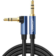 Ugreen angled AUX cable 2 x mini jack 3.5mm 1.5m blue (AV112)