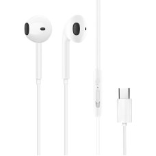 Dudao in-ear headphones with USB Type-C connecto White