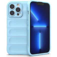 Hurtel Magic Shield Case for iPhone 13 Pro flexible armored cover light blue