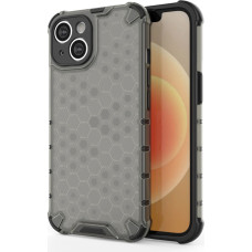 Hurtel Honeycomb case for iPhone 14 armored hybrid cover black