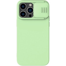 Nillkin CamShield Silky Silicone Case iPhone 14 Pro case with camera cover green