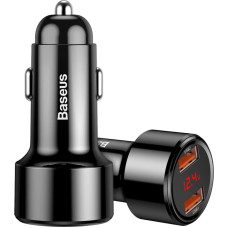 Baseus Magic Series Dual QC - Quick Charge 3.0 2x USB 45W 6A car charger black (CCMLC20A-01)