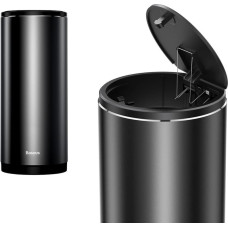 Baseus Mini Car Waste Bin with Lid Black (CRLJT-01)