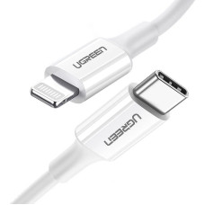 Ugreen US171 Lightning - USB-C MFi PD cable 20W 480Mb/s 1m - white