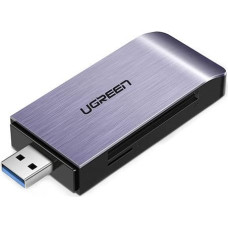 Ugreen SD / micro SD / CF / MS card reader for USB 3.0 gray (50541)