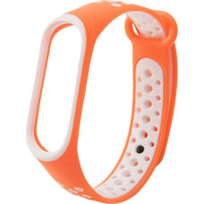 Hurtel Replacment band strap for Xiaomi Mi Band 4 / Mi Band 3 Dots orange-white