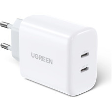 Ugreen charger 2x USB Type C 40W Power Delivery white (10343)