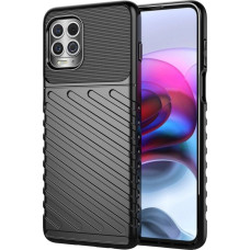 Hurtel Thunder Case Flexible Tough Rugged Cover TPU Case for Motorola Moto G100 / Edge S black