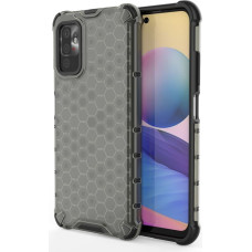 Hurtel Honeycomb Case armor cover with TPU Bumper for Xiaomi Redmi Note 10 5G / Poco M3 Pro black