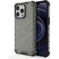 Hurtel Honeycomb Case armor cover with TPU Bumper for iPhone 13 Pro black