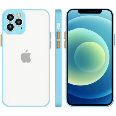 Hurtel Milky Case silicone flexible translucent case for Xiaomi Redmi Note 10 5G / Poco M3 Pro blue