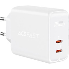 Acefast charger 2x USB Type C 40W, PPS, PD, QC 3.0, AFC, FCP white (A9 white)