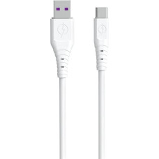 Dudao cable USB - USB Type C 6A cable 1 m white (TGL3T)