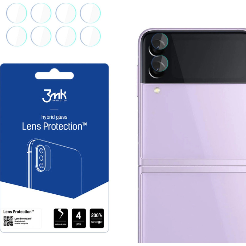 3Mk Protection 3MK Lens Protect Sam Z Flip 3 5G Camera lens protection 4pcs