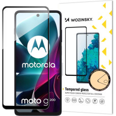 Hurtel Wozinsky Full Glue Tempered Glass Motorola Moto G200 5G 9H Full Screen Tempered Glass with Black Frame