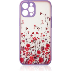 Hurtel Design Case for iPhone 12 Pro Max floral purple