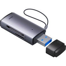 Baseus Lite Series adapter SD / TF USB card reader gray (WKQX060013)