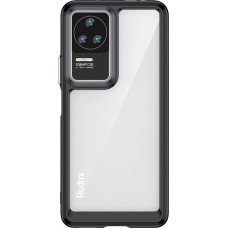 Hurtel Outer Space Case for Xiaomi Poco F4 5G cover with a flexible frame black