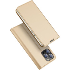 Dux Ducis Skin Pro Holster Flip Cover for iPhone 14 Pro gold