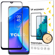 Wozinsky Full Glue Tempered Glass Tempered Glass for TCL 20 SE 9H Full Screen with Black Frame