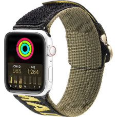 Dux Ducis Strap (Outdoor Version) Apple Watch Ultra strap, SE, 9, 8, 7, 6, 5, 4, 3, 2, 1 (49, 45, 44, 42 mm) nylon strap yellow bracelet