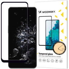 Wozinsky Full Glue Tempered Glass Full Screen Tempered Glass for OnePlus 10T / OnePlus Ace Pro 9H Full Screen with Black Frame