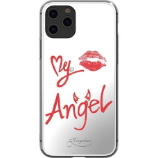 Kingxbar Angel mirror case decorated with original Swarovski crystals iPhone 11 Pro Max transparent