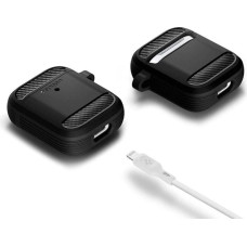 Spigen RUGGED ARMOR Apple AIRPODS MATTE BLACK