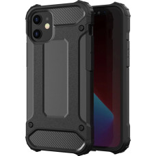 Hurtel Hybrid Armor Case Tough Rugged Cover for iPhone 12 Pro Max black