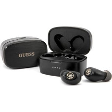 Guess GUTWSJL4GBK TWS Bluetooth headphones + black/black 4G docking station