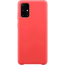 Hurtel Silicone Case Soft Flexible Rubber Cover for Samsung Galaxy S21+ 5G (S21 Plus 5G) red