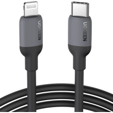 Ugreen US387 Lightning - USB-C MFI PD cable 20W 480Mb/s 1m - black