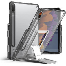 Ringke Fusion Combo Outstanding hard case with TPU frame for Samsung Galaxy Tab S7 11'' + self-adhesive foldable stand grey (FC475R40)