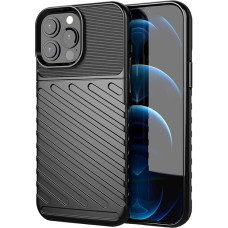 Hurtel Thunder Case Flexible Tough Rugged Cover TPU Case for iPhone 13 Pro Max black