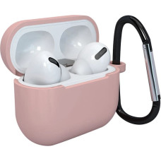 Hurtel Case for AirPods 3 silicone soft case for headphones + keychain lobster clasp pendant pink (case D)