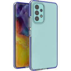 Hurtel Spring Case cover gel cover with a colored frame for the Samsung Galaxy A73 dark blue