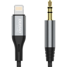 Dudao audio cable Lightning - mini jack 3.5mm 1m gray (L11PRO)