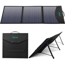 Choetech SC008 solar foldable charger 120W DC / USB-C / 2x USB-A - black