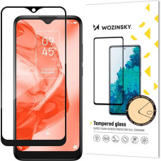 Wozinsky super durable Full Glue tempered glass full screen with Case Friendly TCL 205 black frame