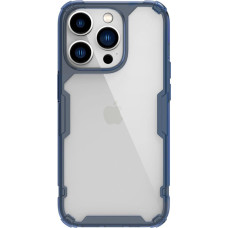 Nillkin Nature Pro case iPhone 14 Pro Max armored cover blue