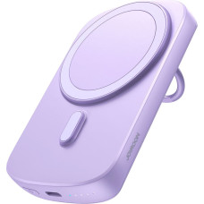 Joyroom Universal  powerbank 6000mAh Joyroom JR-W030 20W MagSafe with ring and stand Purple