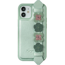 Kingxbar Sweet Series case decorated with original Swarovski crystals iPhone 12 mini green